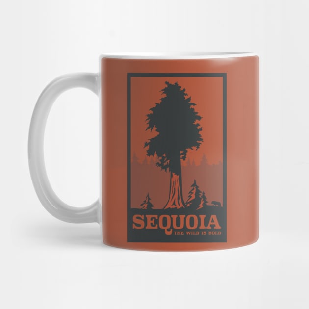 Sequoia National Park Travel Poster Apparel by Terrybogard97